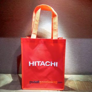 Goodie Bag Spunbond Jahit 100gsm Sablon 1 Sisi